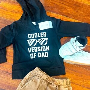 Boys Long Sleeve Hooded Shirt